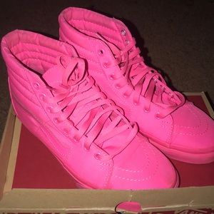 SK8-HI Hot Pink Vans (USED)